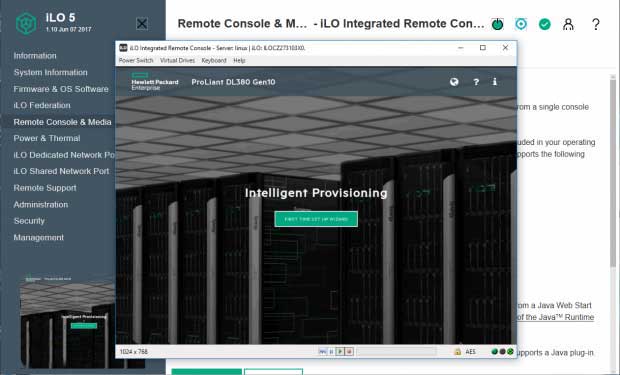 intelligent provisining with ilo