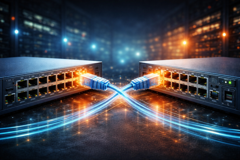 اتصال دو سوئیچ سیسکو