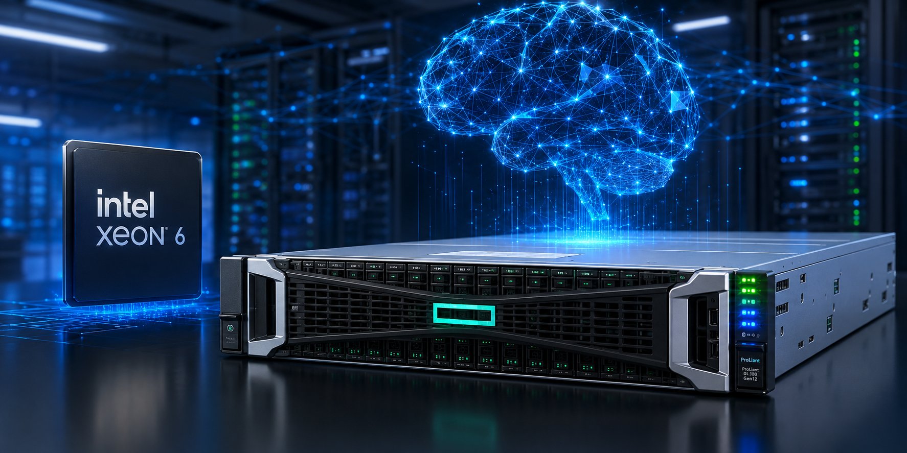 پیادهسازی هوش مصنوعی مولد با Intel Xeon 6 در سرور HPE DL380 Gen12