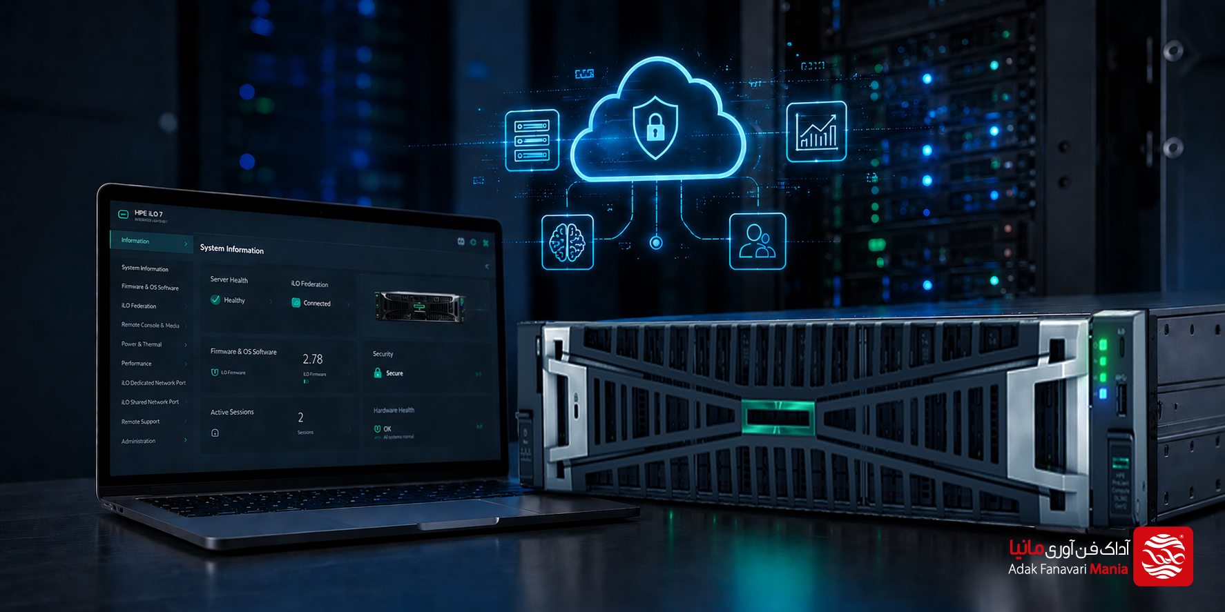 HPE iLO 7 چیست؟ معرفی کامل نسل جدید مدیریت سرورهای HPE (راهنمای جامع)