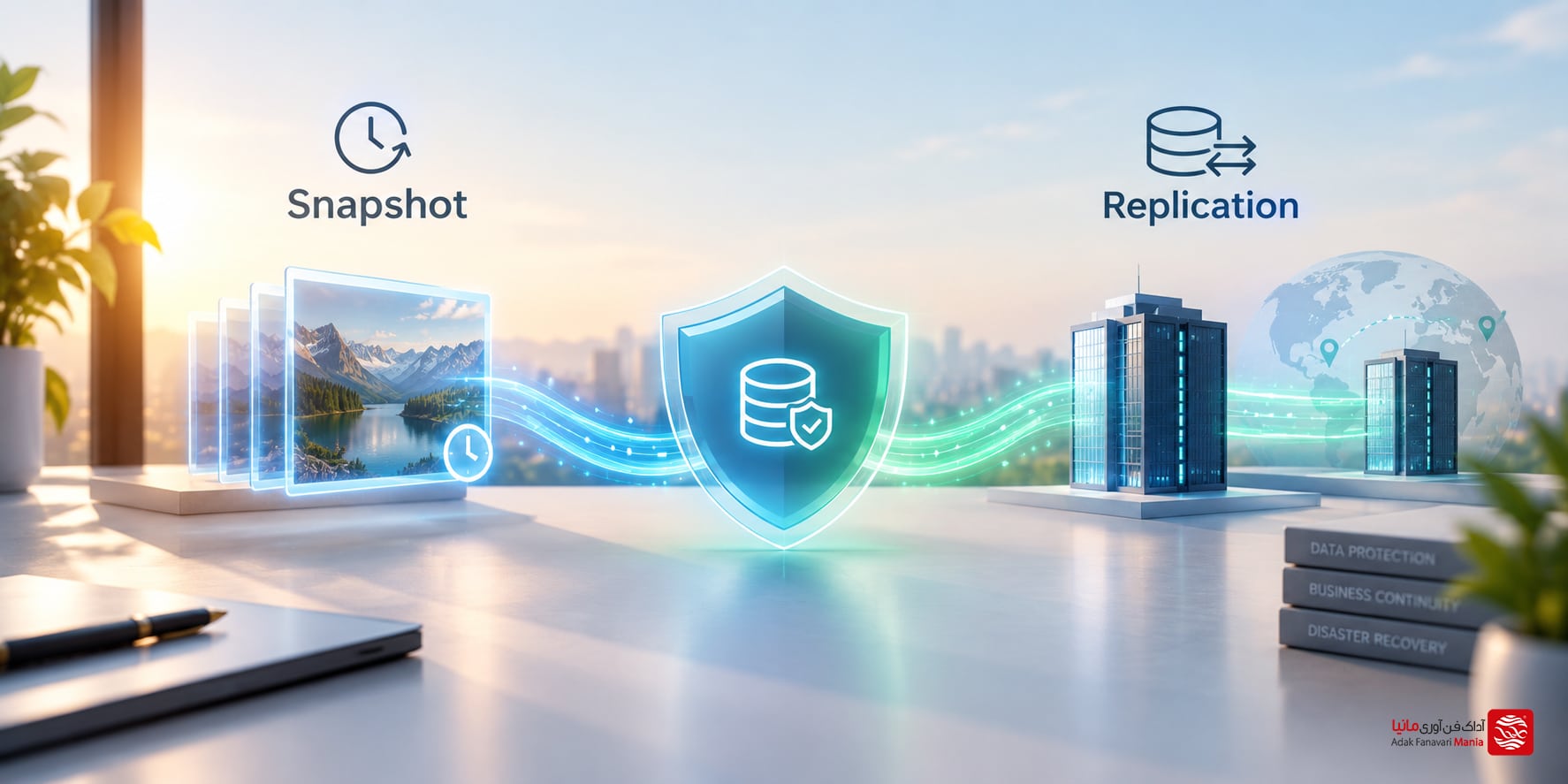 تفاوت Snapshot و Replication در ذخیره‌ساز سازمانی چیست؟